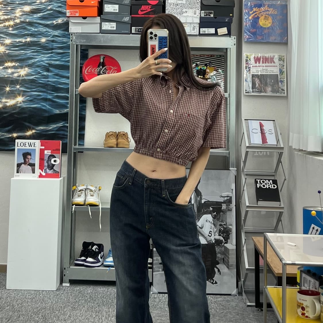 (WOMEN S)타미 크롭 셔츠-Y290 상품이미지4