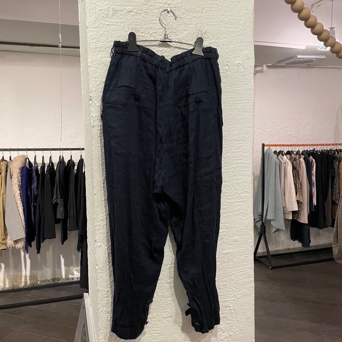 요지야마모토 밑단 스트랩 팬츠 상품이미지4