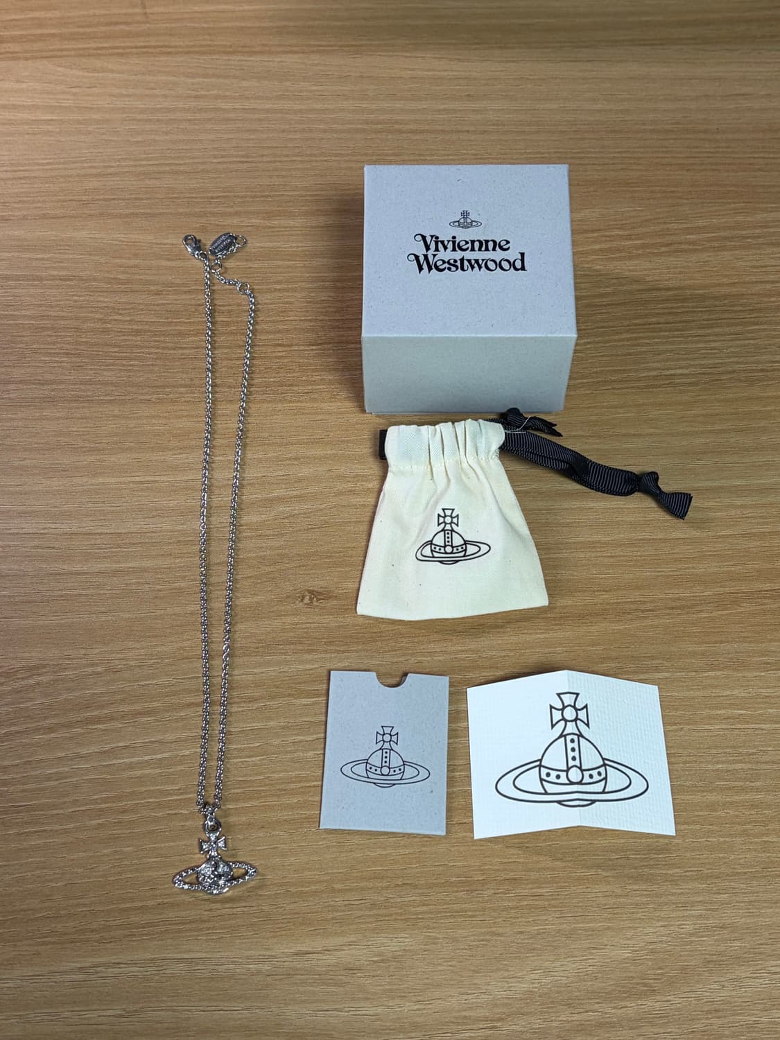 비비안웨스트우드 실버 목걸이 상품이미지2