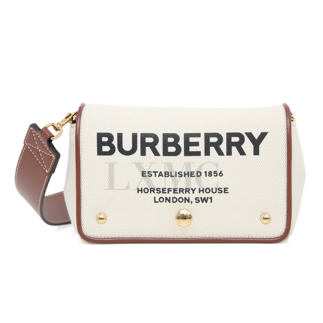 버버리 호스페리 로고 숄더 캔버스 미니크로스백 8051844 상품이미지1