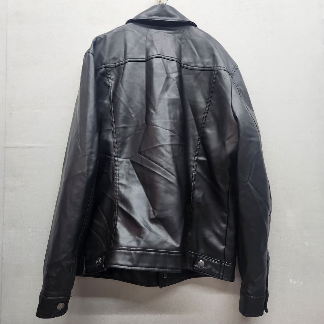 자라ZARA 인조가죽 트리거 가죽자켓 M(L) 상품이미지4