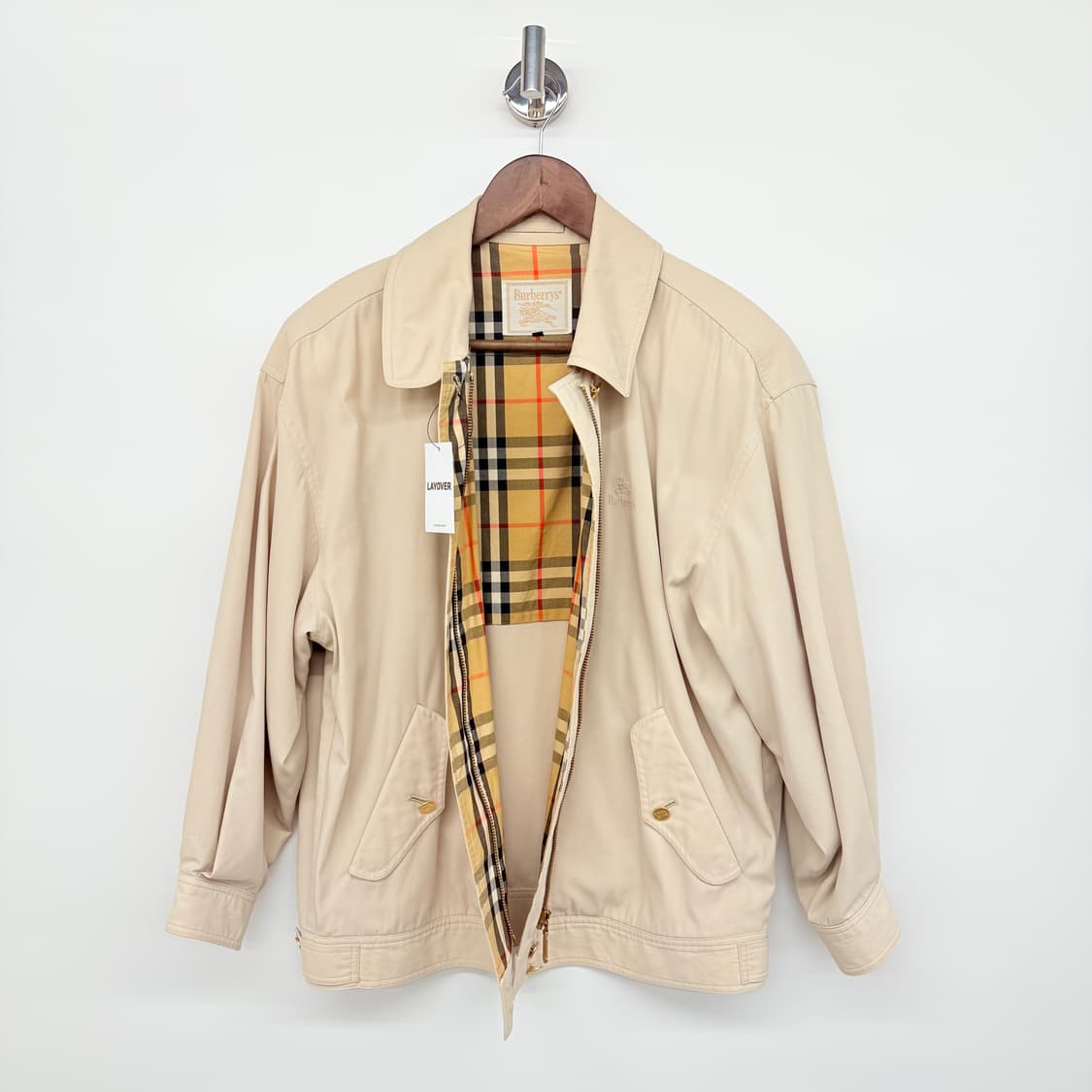 버버리 금장블루종점퍼 상품이미지5