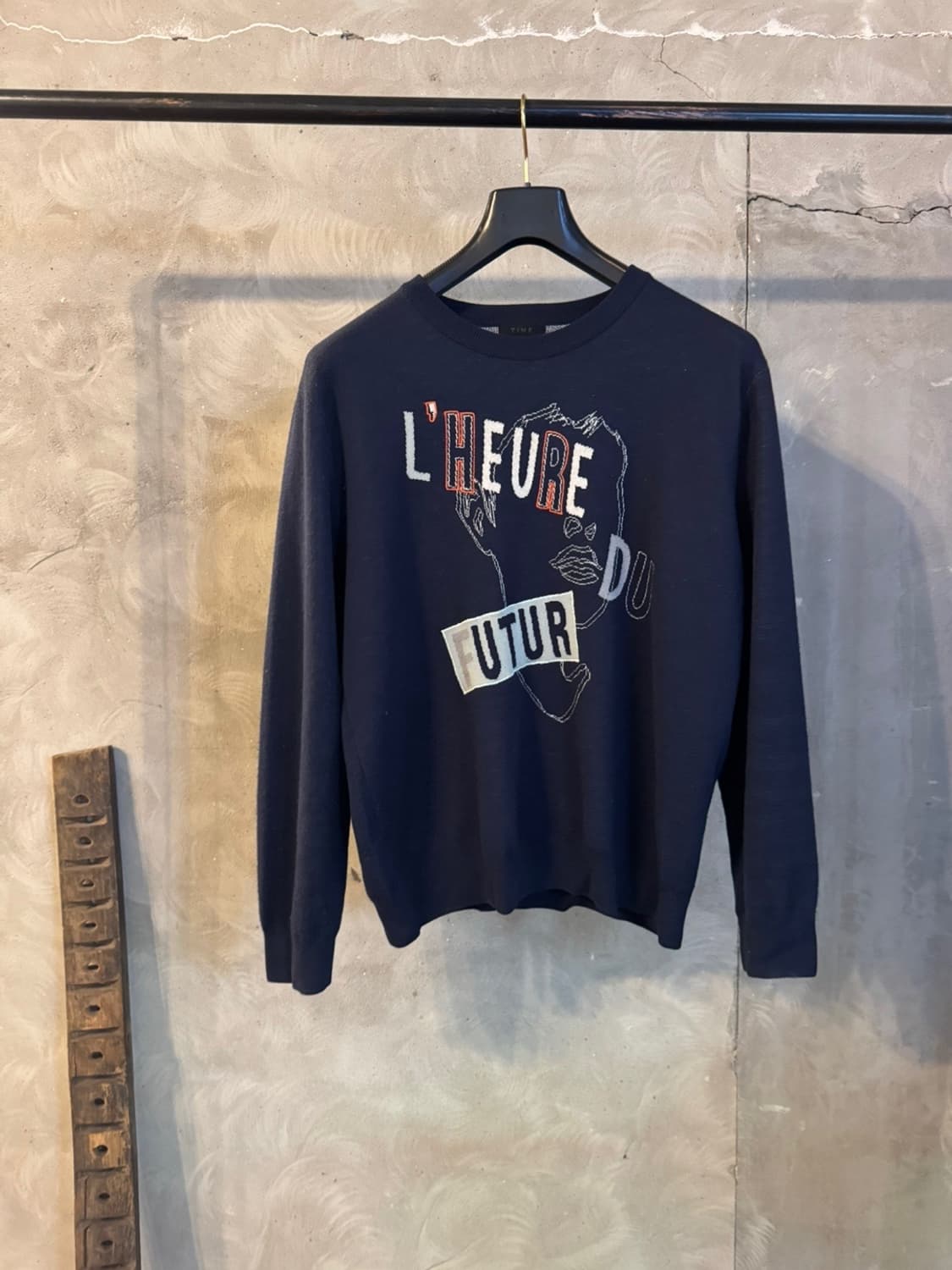 타임옴므 그래픽 니트 100 상품이미지9