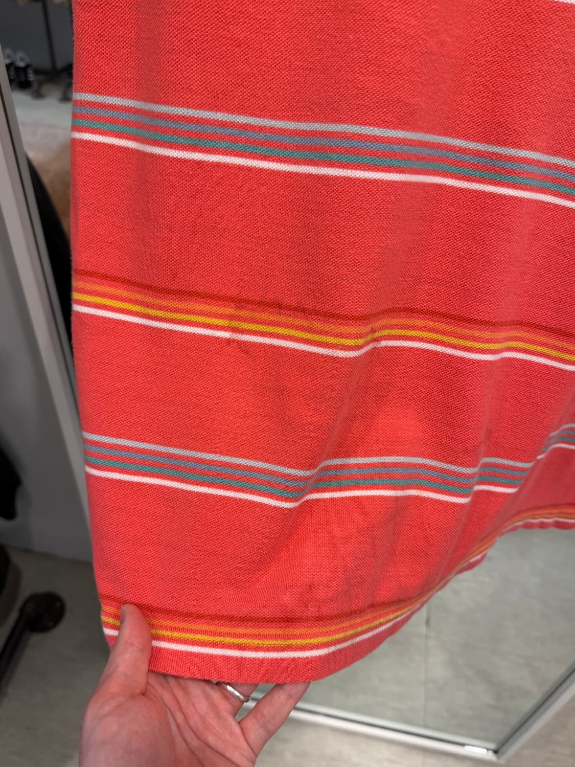 Lacoste 라코스테 스트라이프 pk 반팔 티셔츠 상품이미지5