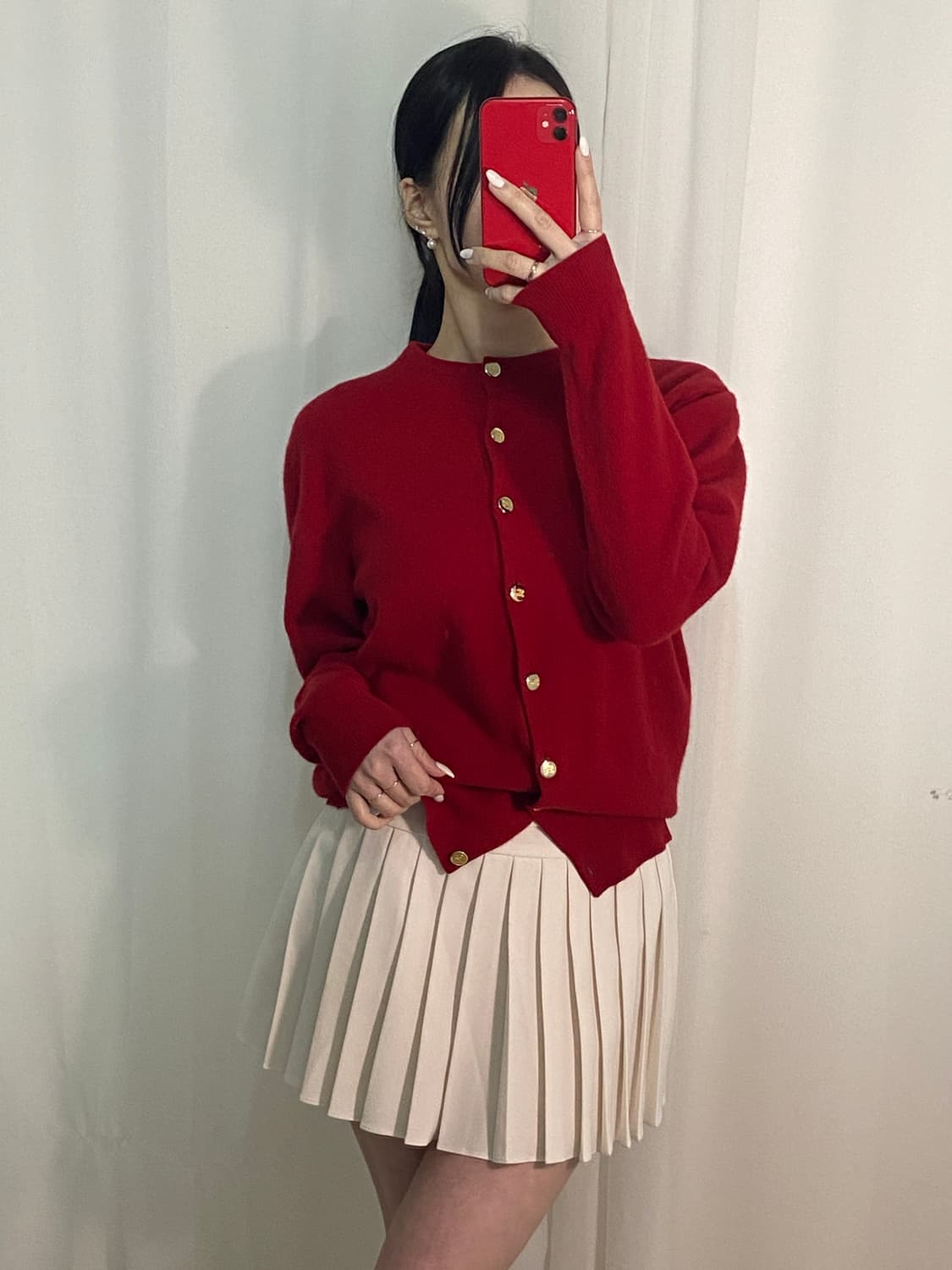 버버리 금장 기마로고 가디건 상품이미지1