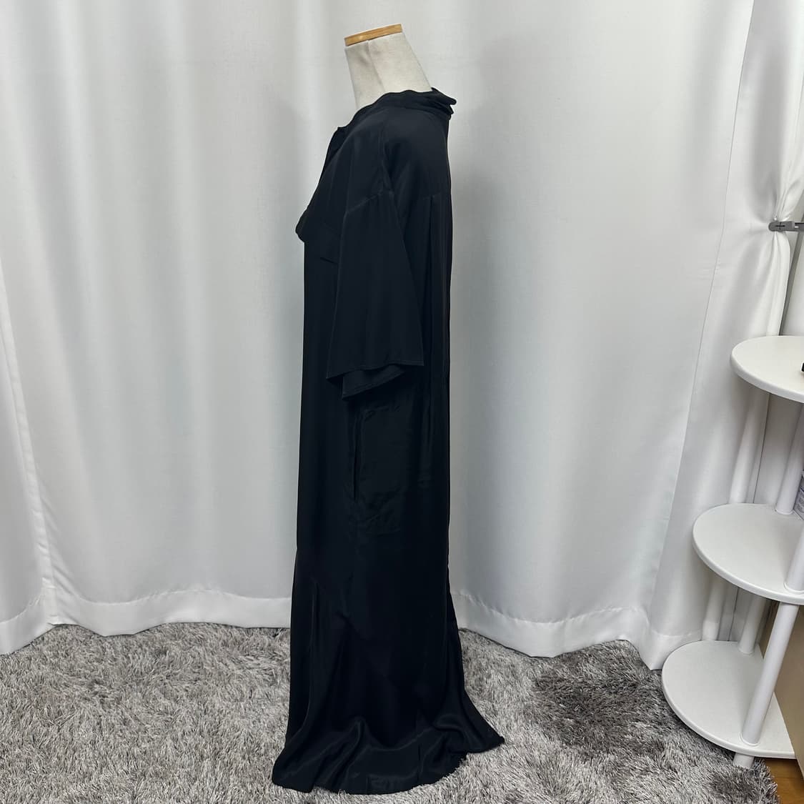   타임 여자 반팔 원피스 검정 55-66추천  상품이미지6