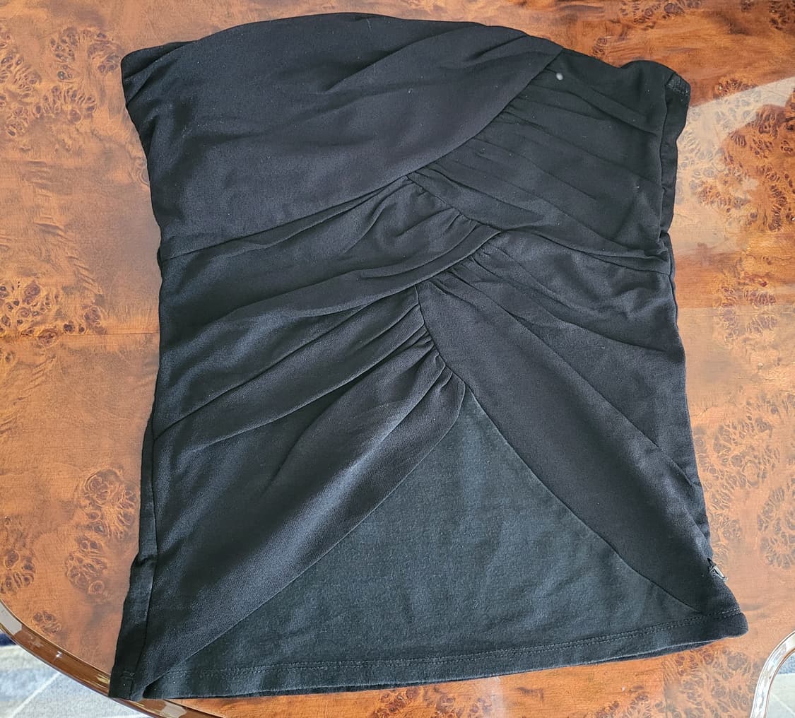 프랑스 수입 모르간 쉬폰 모달 탑 블랙 상품이미지6