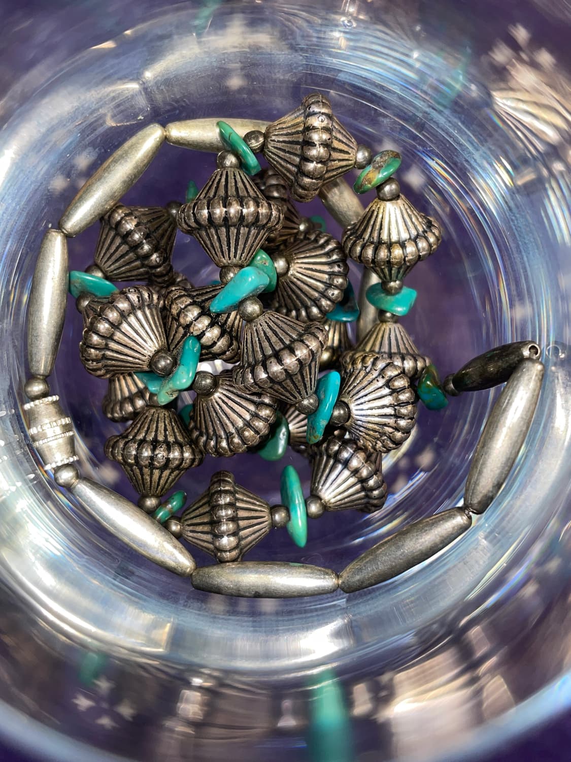 Native American Turquise & Silver Beads 상품이미지5