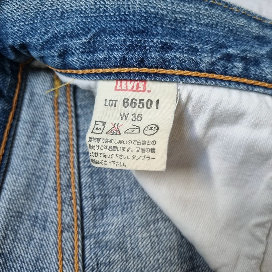 00s jpn LVC 66501 Selvedge 32 sz 상품이미지5