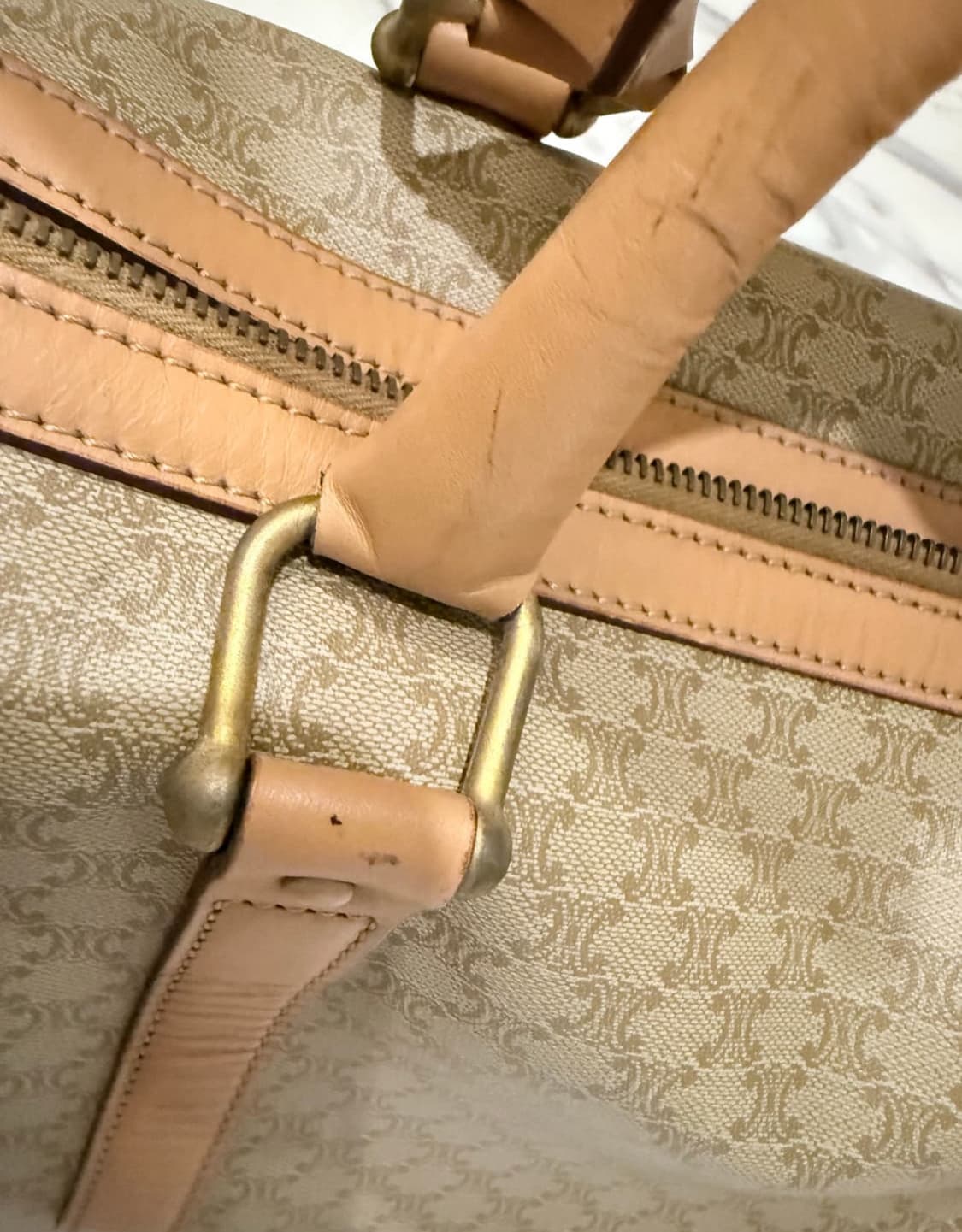 빈티지 셀린 마카 보스턴백 30cm x 18cm x 16cm 상품이미지9