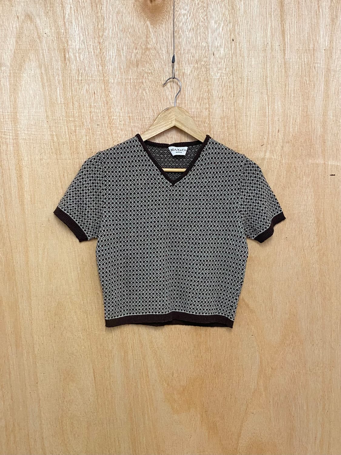 MAX&CO crop knit half t-shirt 막스앤코 막스마라 상품이미지3