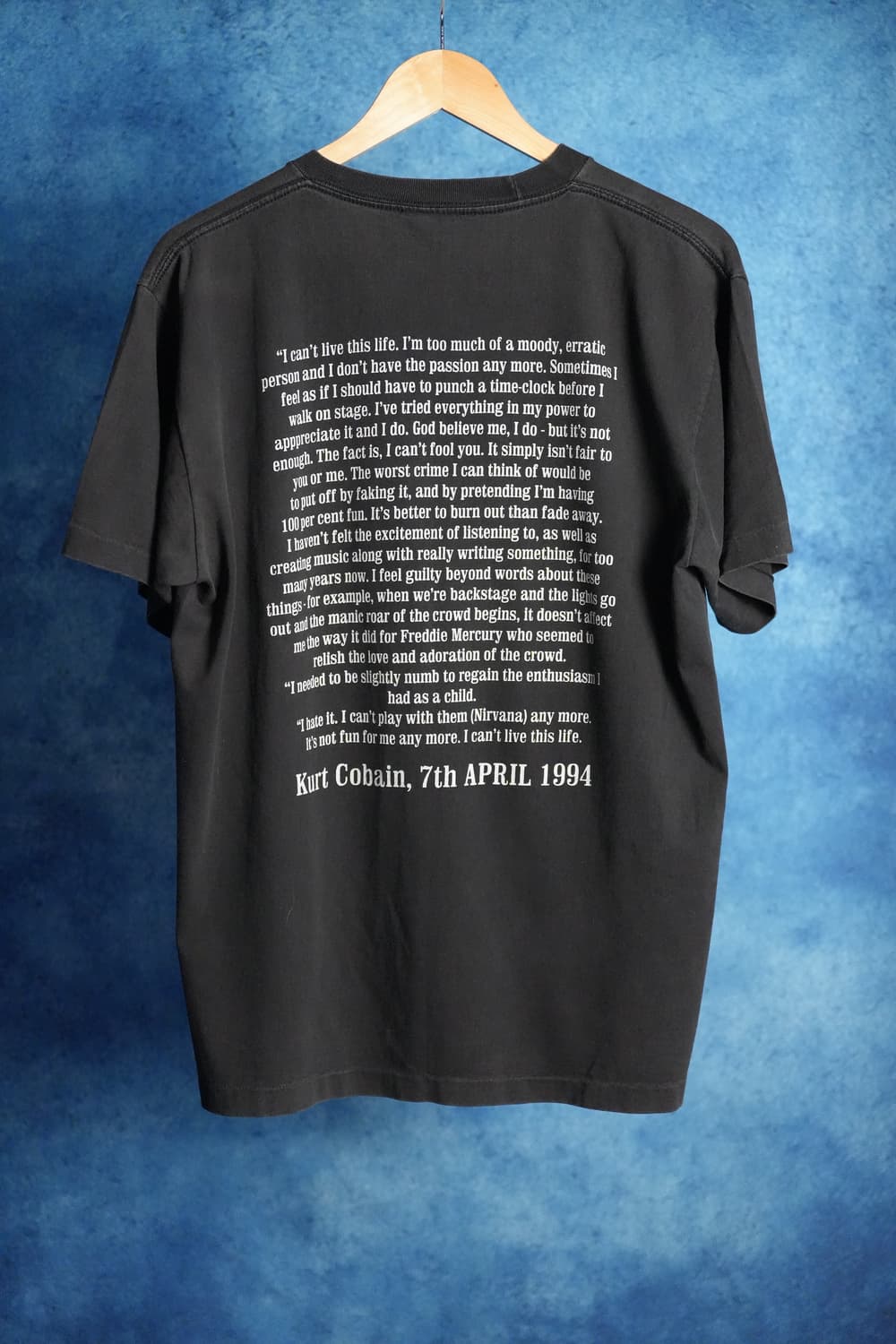 (XL) 90s 커트코베인 빈티지 밴드티셔츠 상품이미지2