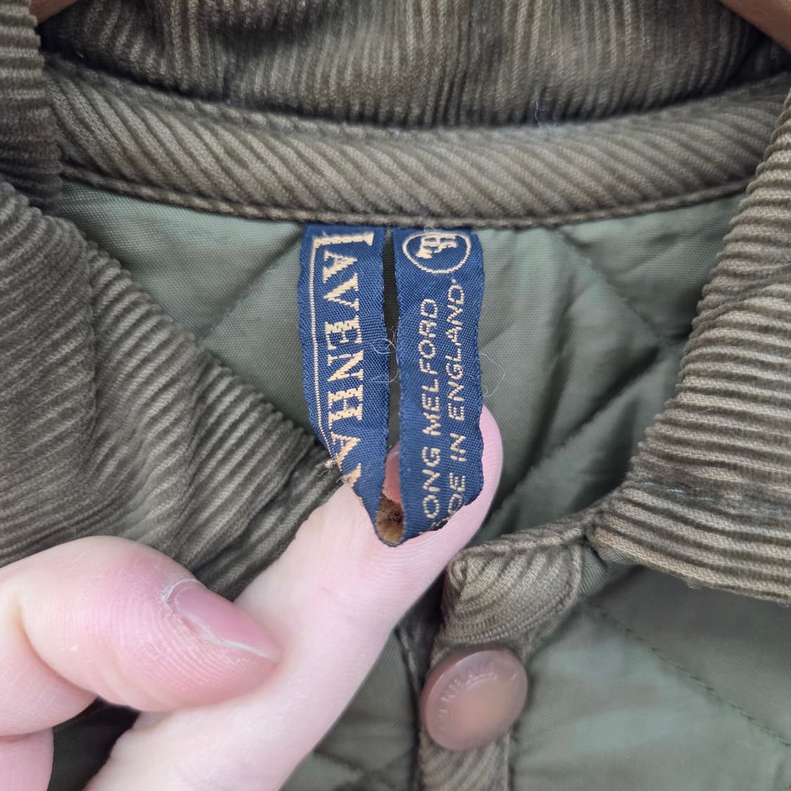 라벤햄 빈티지 퀄팅자켓 여m 상품이미지3