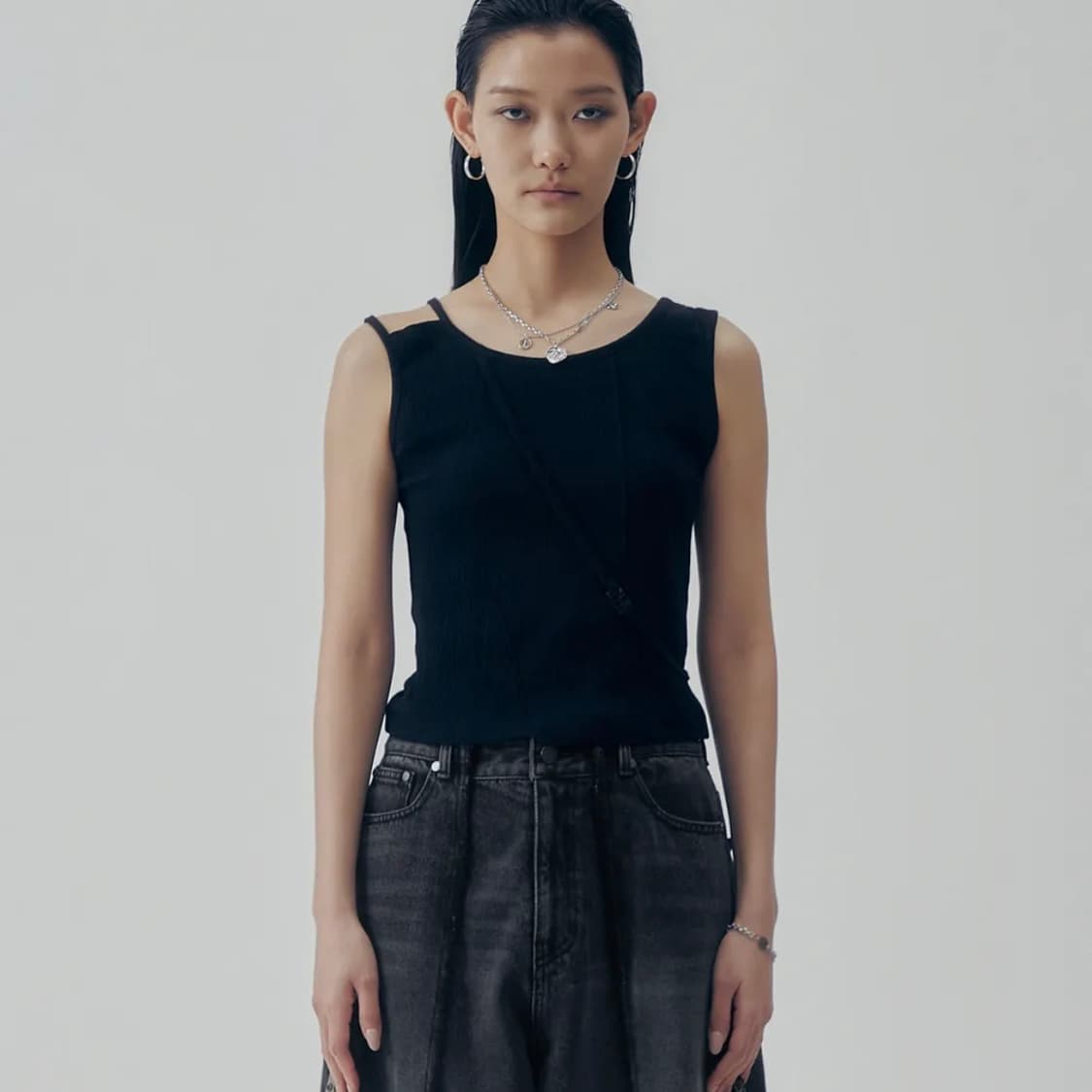 트리밍버드 Curve Dubre Sleeveless 블랙 상품이미지1