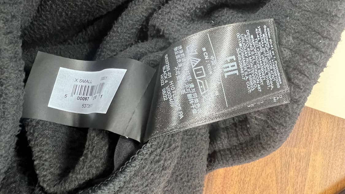 (새상품)이지갭 폴라플리스 팬츠 블랙XS 상품이미지5