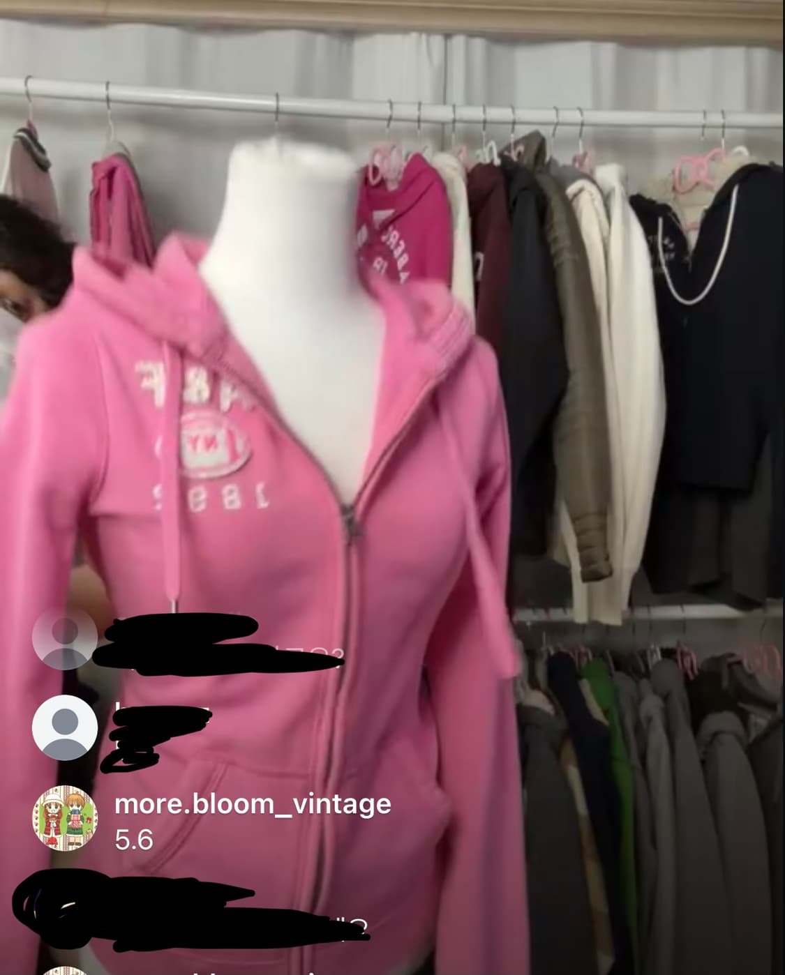 아베크롬비 슬림핏 딱붙 후드집업 핑크 딸기우유 xs 빈티지 y2k 상품이미지1