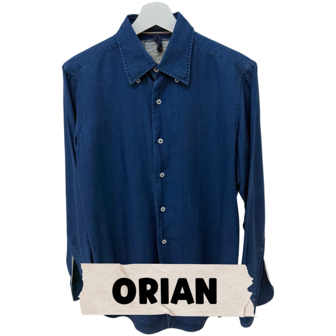 오리앙 Orian 네이비 옥스포드 셔츠 상품이미지1