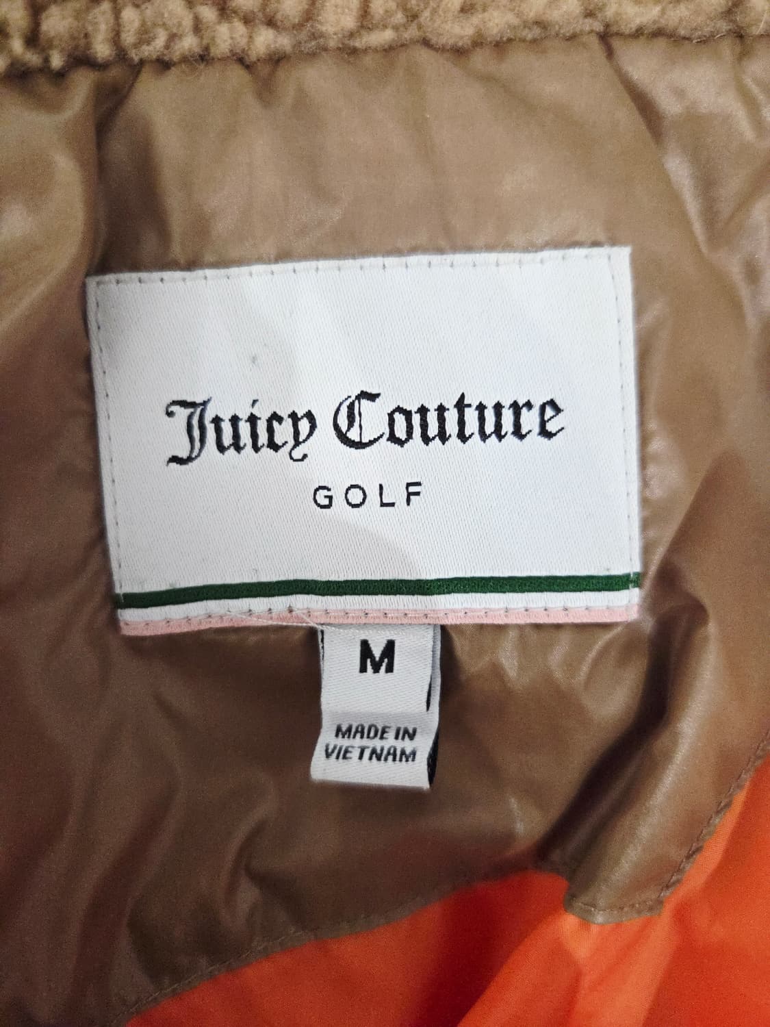 쥬시꾸뛰르 골프 퀼팅 덕다운 패딩 자켓 상품이미지7