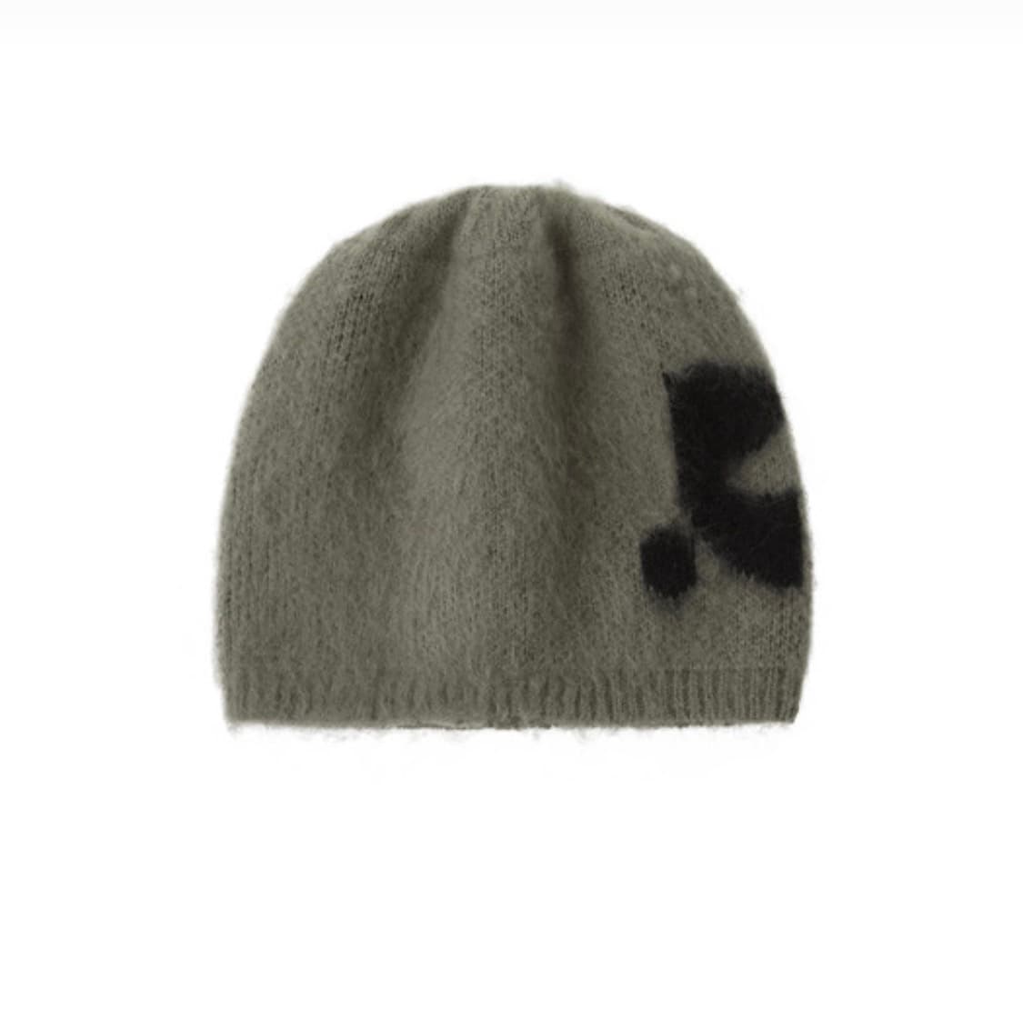 레스트앤레크레이션 MOHAIR JACQUARD BEANIE - KHAKI 상품이미지1