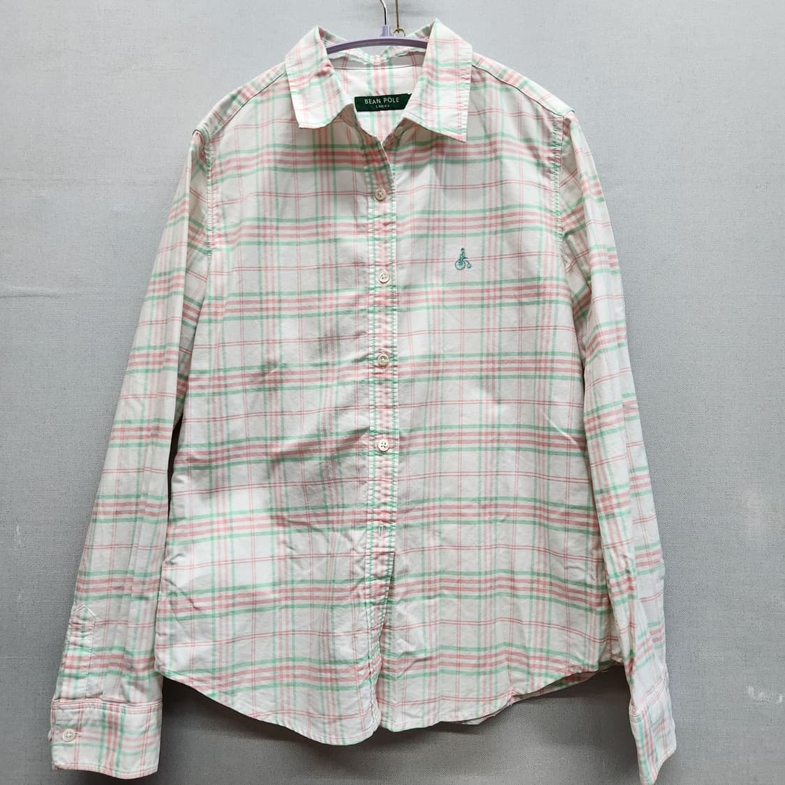빈폴 로고 멀티컬러 체크 셔츠 95(M) 상품이미지1