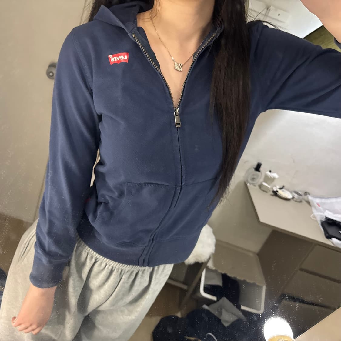 리바이스 네이비 후드집업 💙 상품이미지3