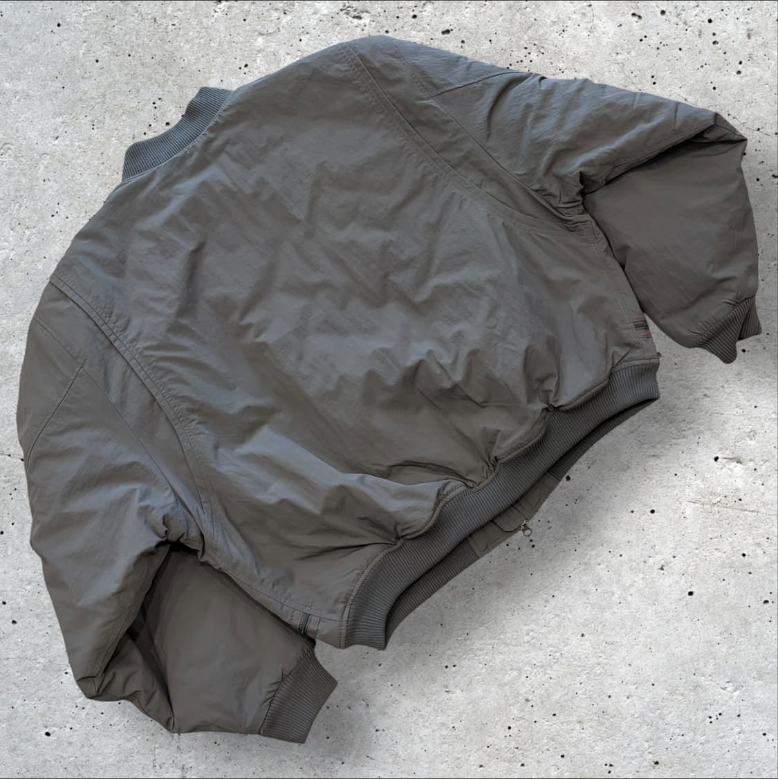 [L] 세컨모놀로그 그레이 봄버 자켓 새상품 D333 상품이미지2