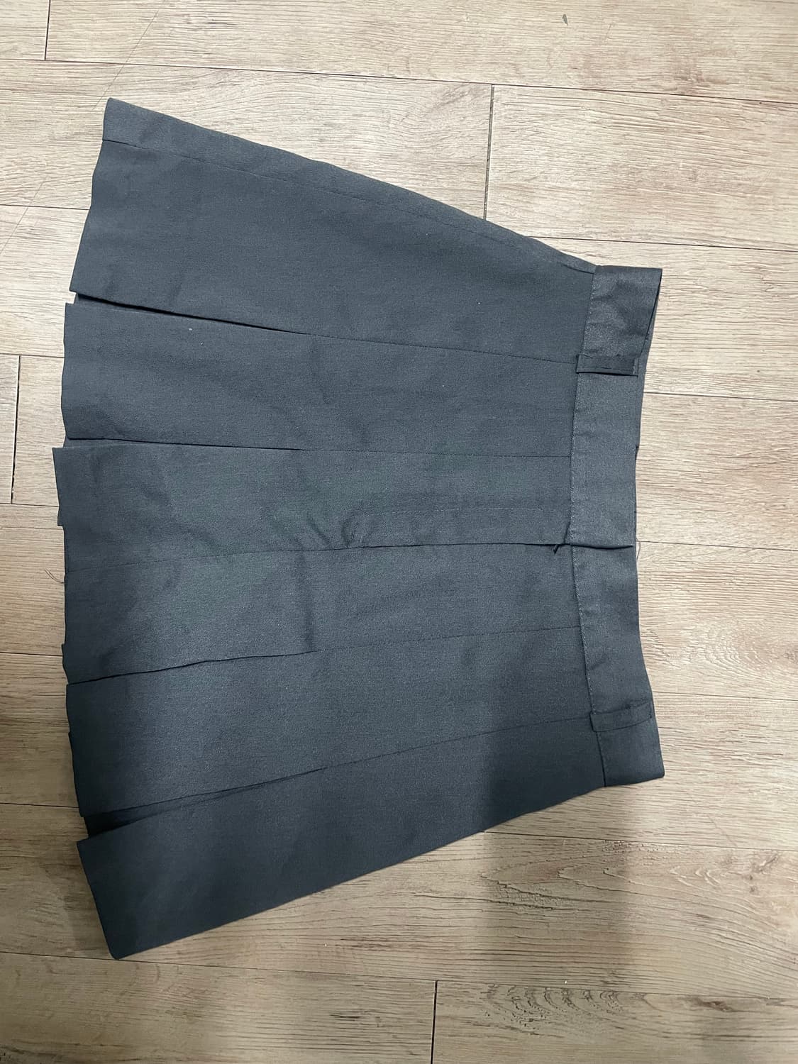 차콜 플리츠 미니 스커트 M 상품이미지1