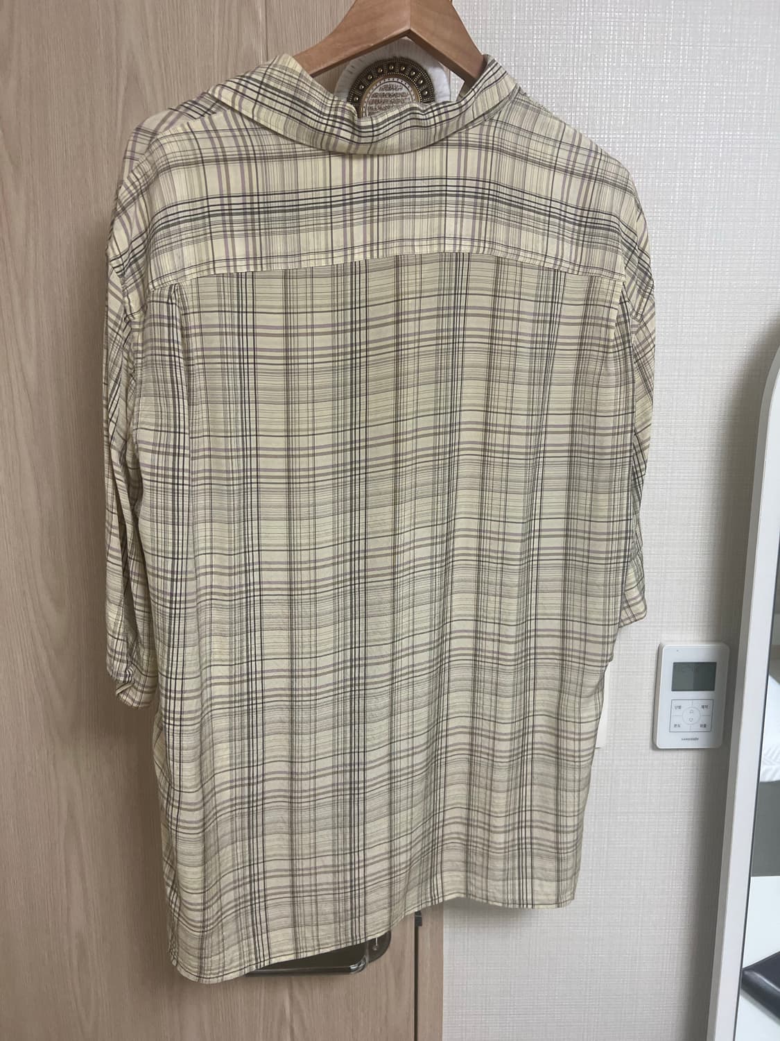 르메르/20SS 멀티컬러 컨버터블 체크셔츠/46 상품이미지4