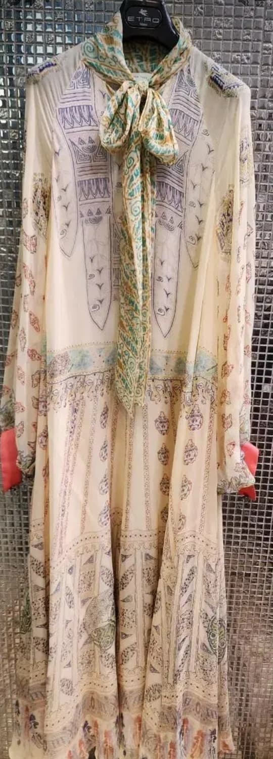 에트로 실크 롱원피스 새제품 38사이즈588만->50 상품이미지4