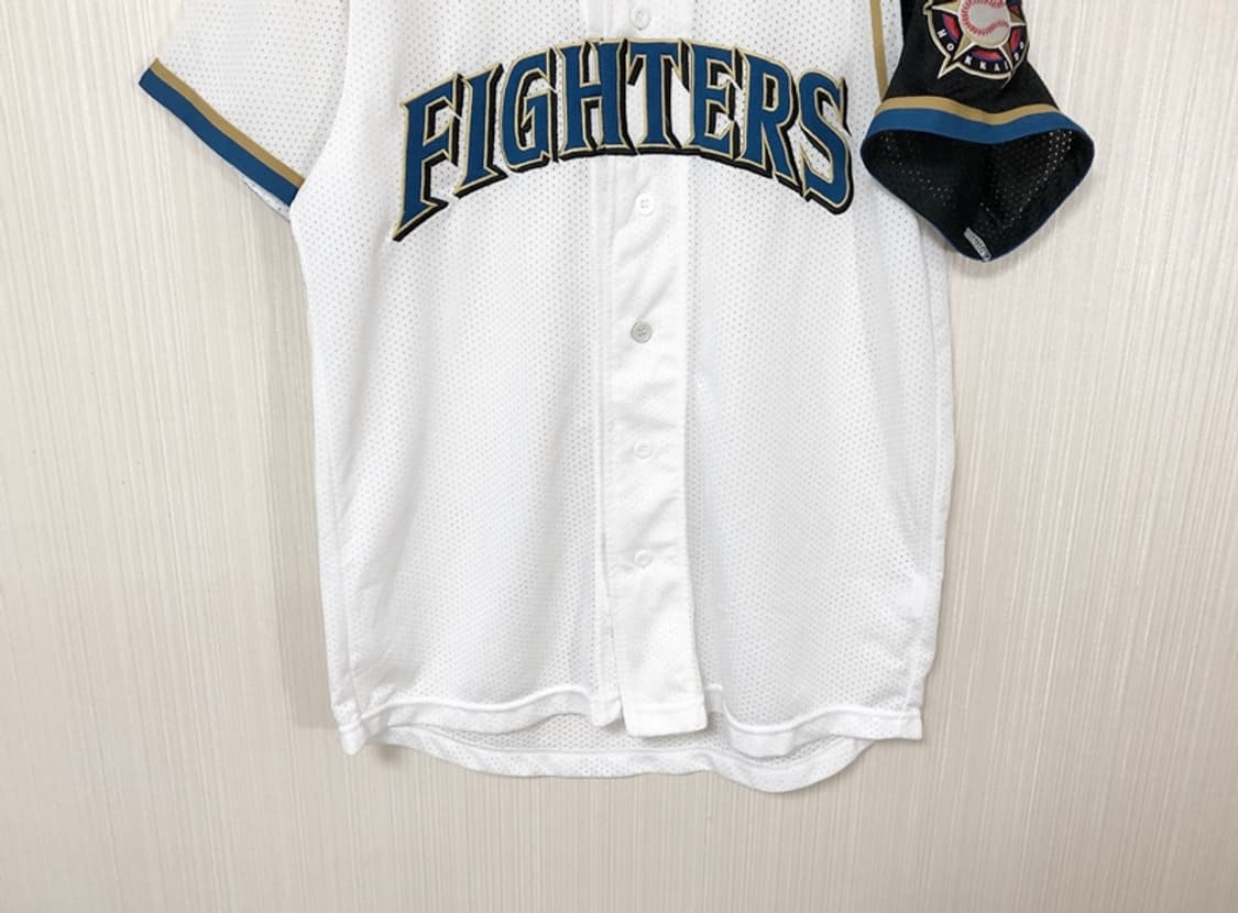 NPB 미즈노 니혼햄파이터스 홈유니폼/져지 M 상품이미지3