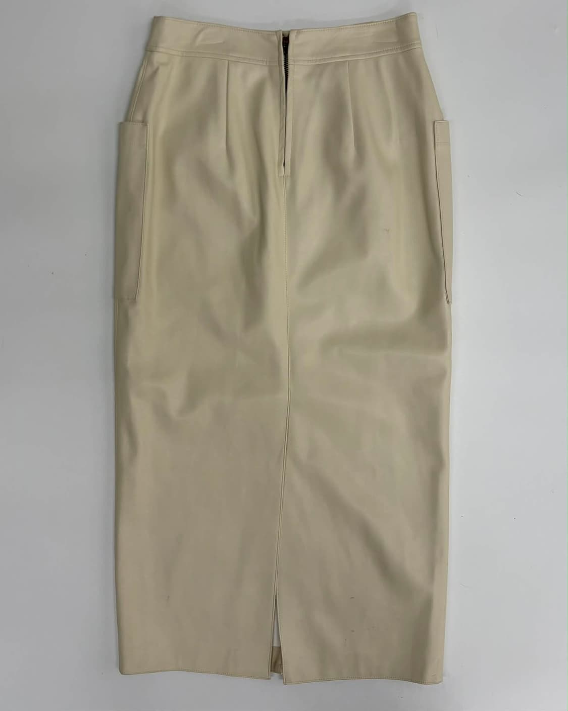 [61/90] 타임 TIME 한섬 포스트모던 2021년 신형 레더 롱스커 상품이미지2