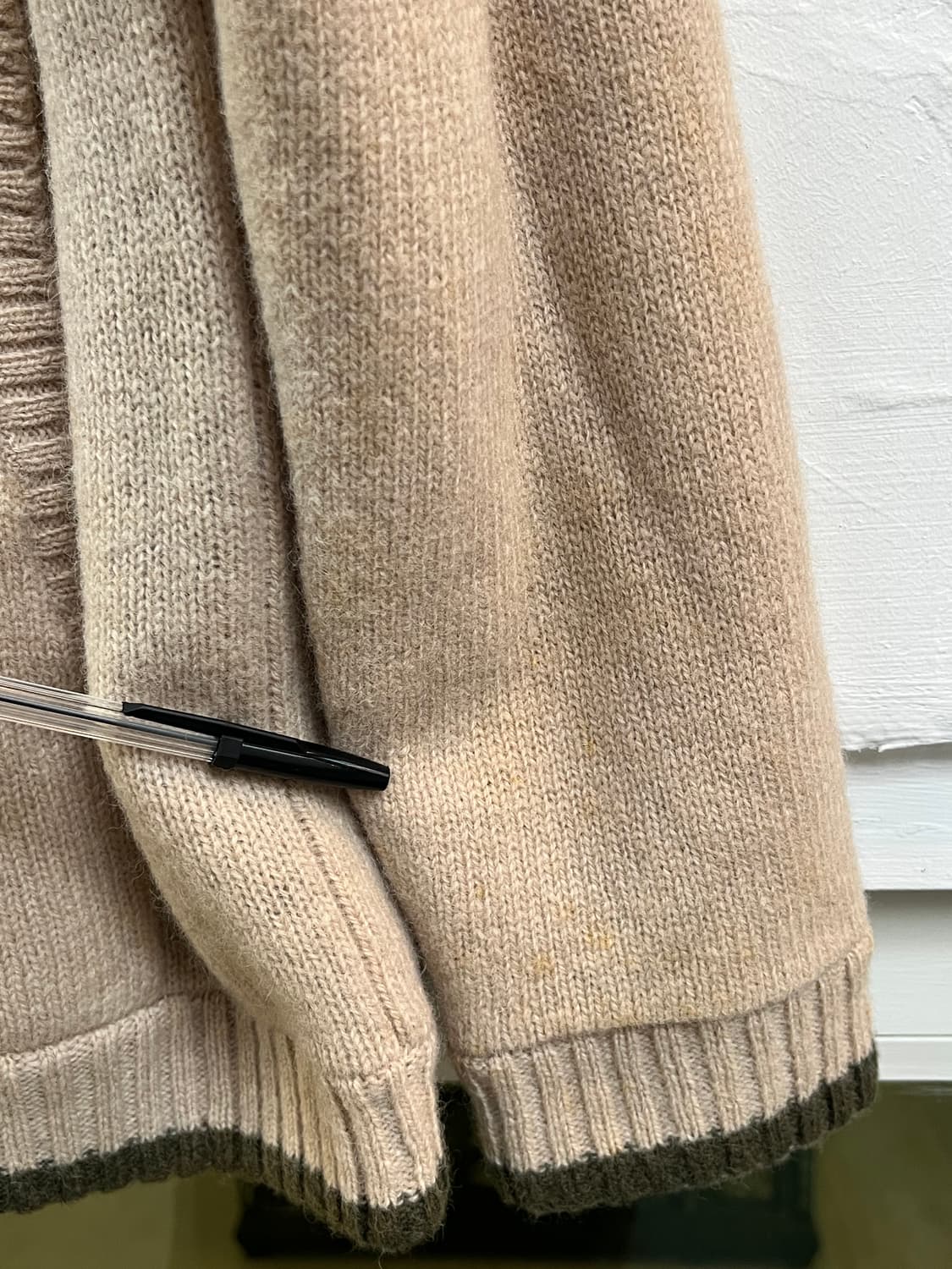 Weatherland basics 리버서블 울 니트집업 L 상품이미지7