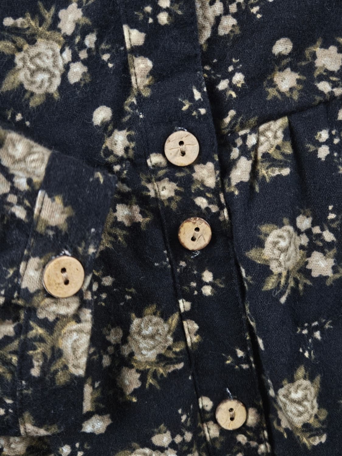 빈티지 플라워 패턴 레이스 원피스 ( L추정 ) / 11251 상품이미지6