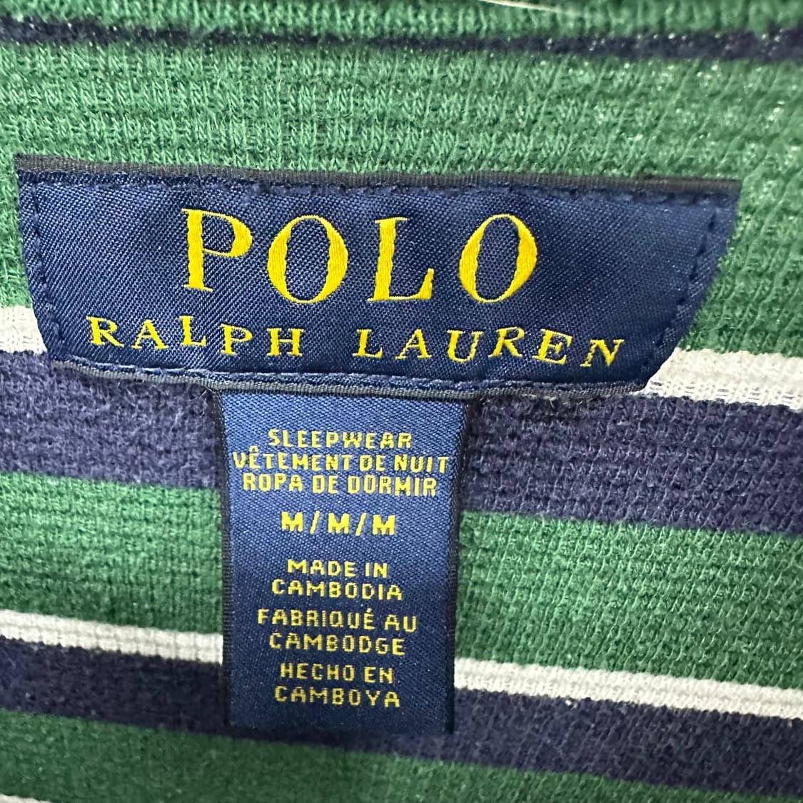 95 폴로 랄프로렌 남자 와플 롱슬리브 긴팔 티셔츠 상품이미지3