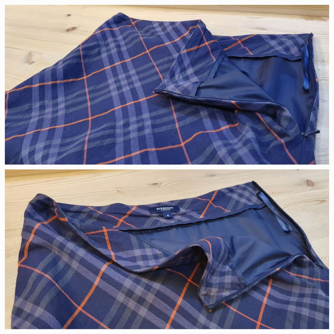 버버리 스커트(허리28인치) 상품이미지3