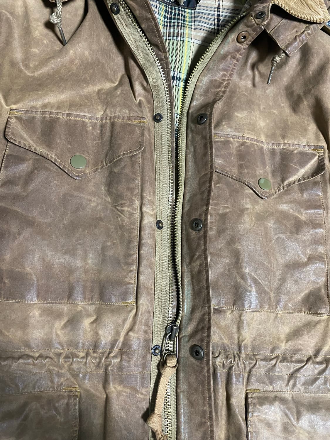 [명작] RRL Collins oilcloth jacket 왁스 자켓 상품이미지9