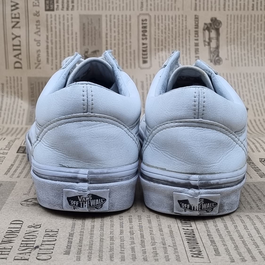 반스 올드스쿨 레더 여성스니커즈235  상품이미지4