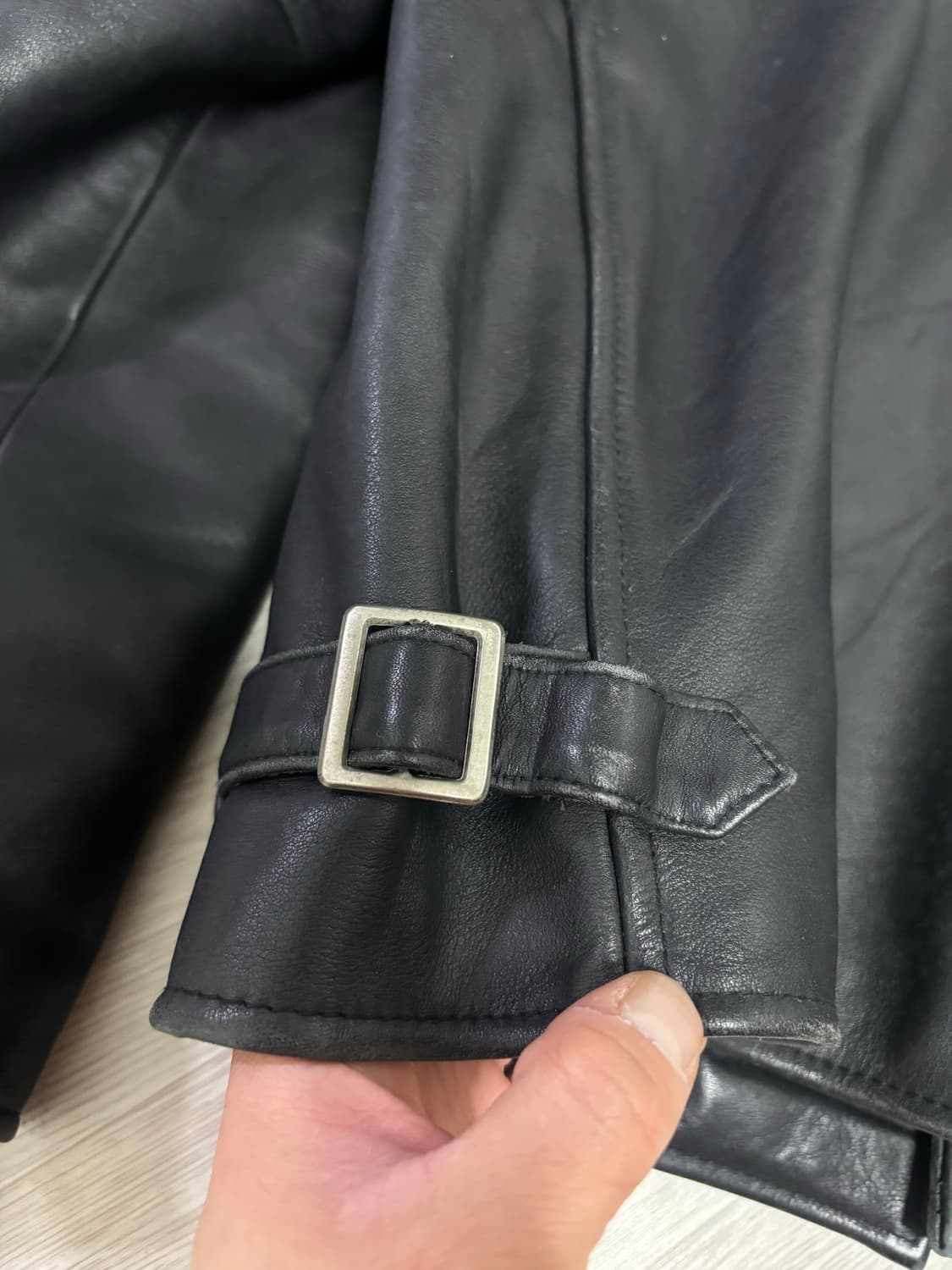 빈티지 소가죽 카페레이서 레이싱 자켓 상품이미지7