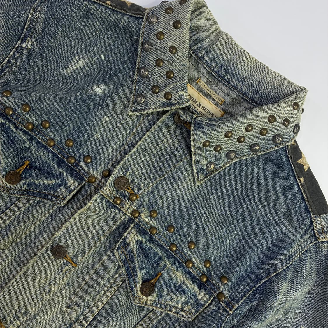 Denim&supply 폴로 데님앤 서플라이 USA 성조기 워시드 데미지 상품이미지4