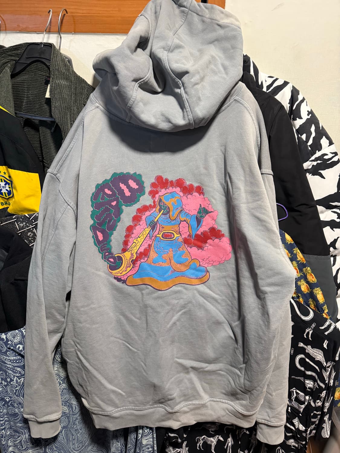 브레인데드 후드 그레이 xl 상품이미지2