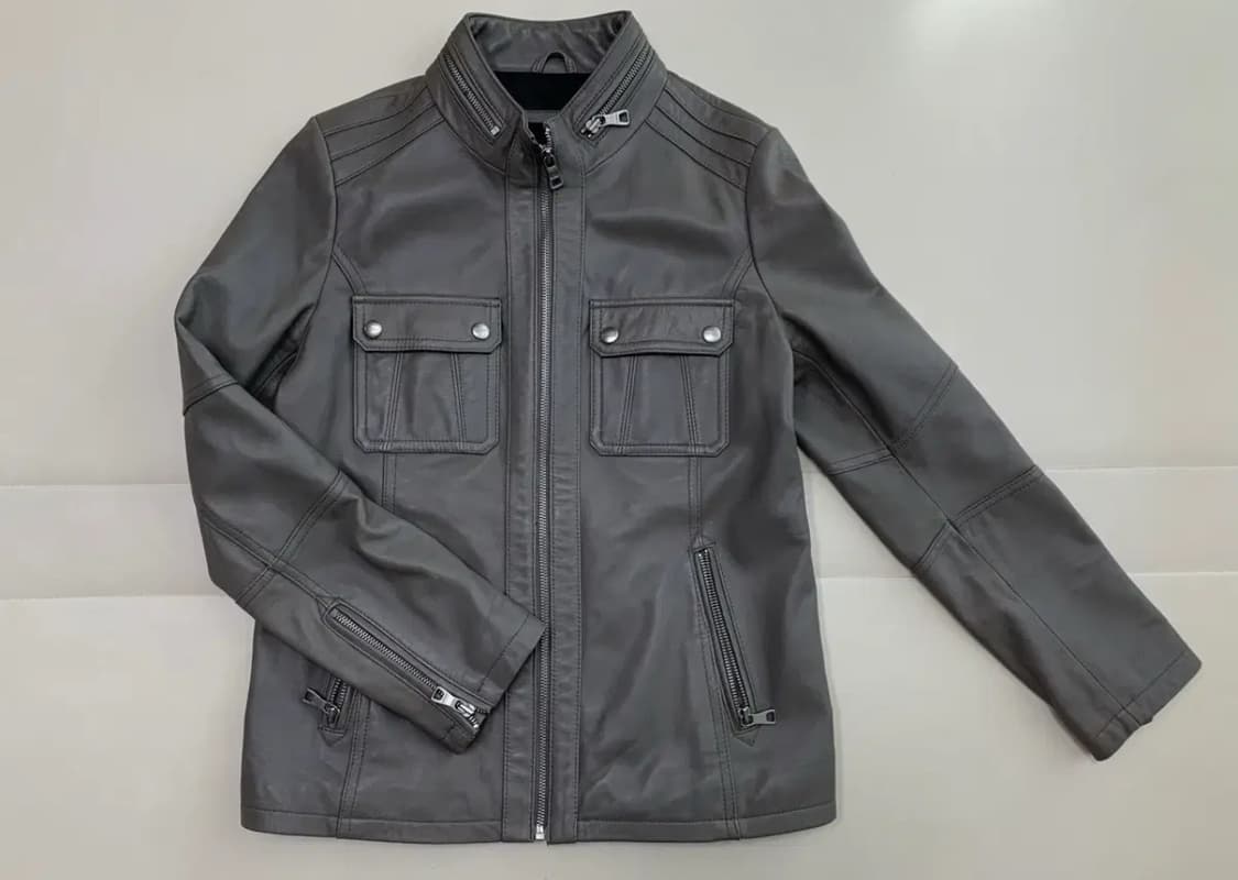 GABBA 양가죽 자켓 그레이 100(77) 상품이미지1