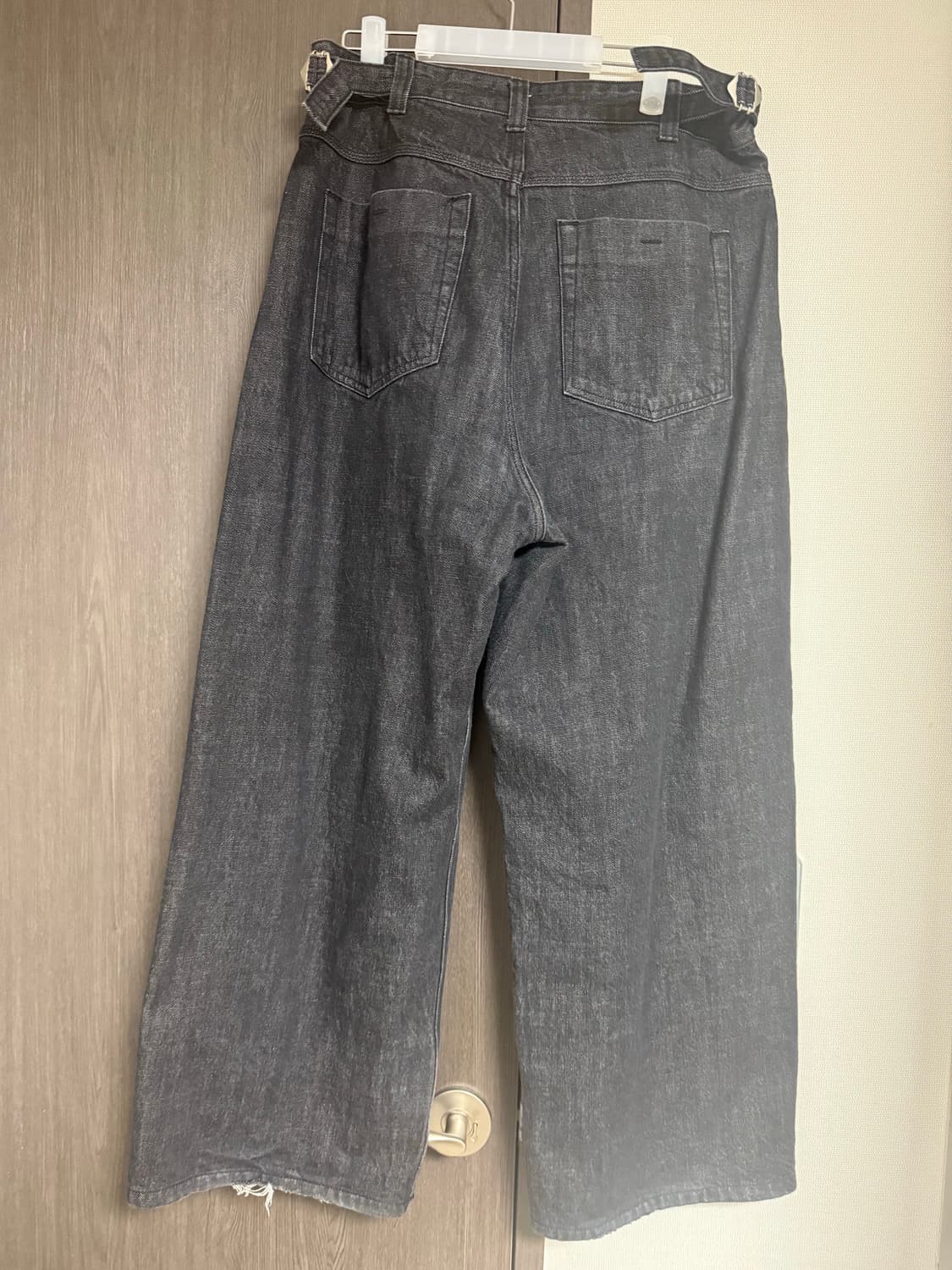 노운 데님 팬츠 블랙 2 상품이미지3