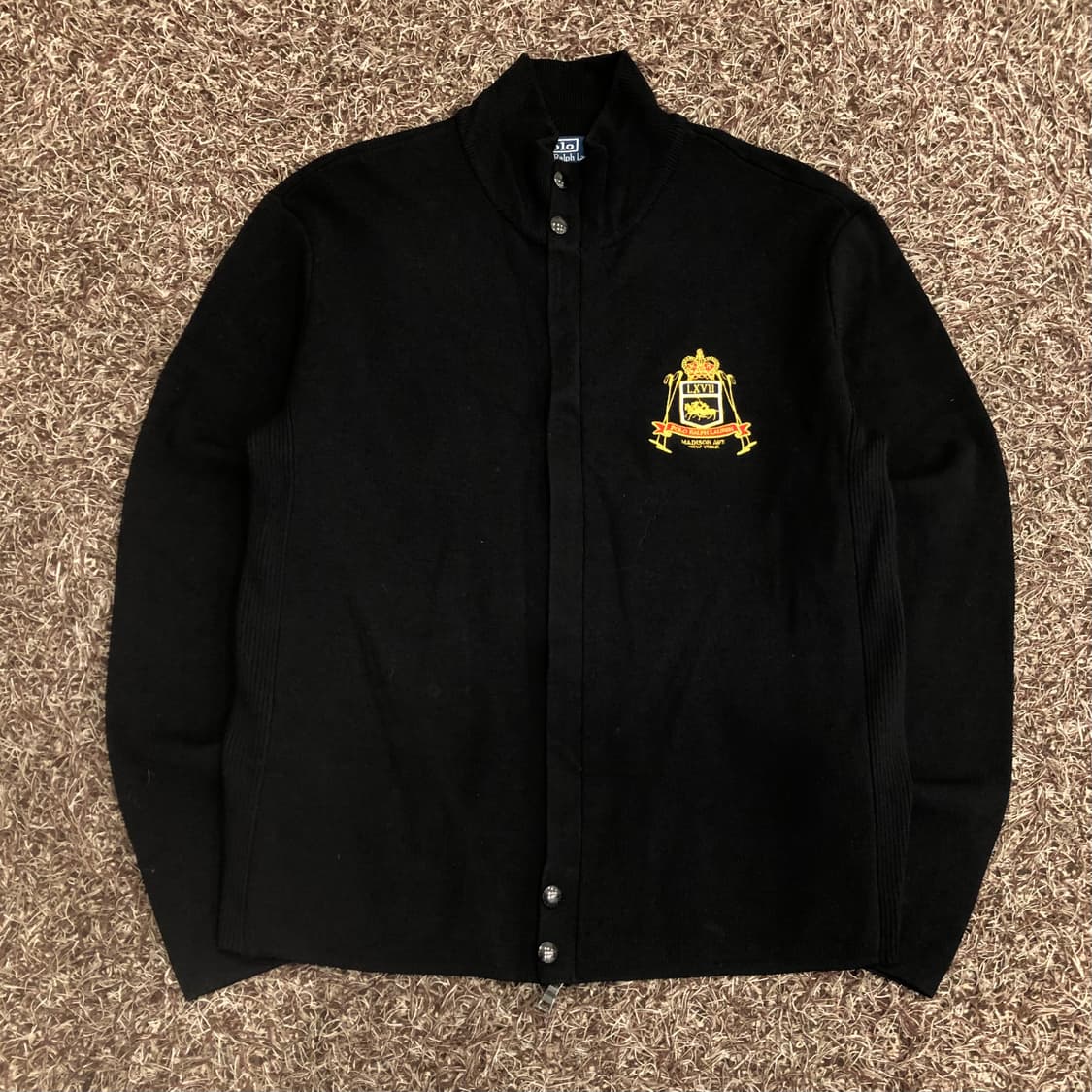 폴로 랄프로렌 투웨이 울 니트 집업 자켓 상품이미지3