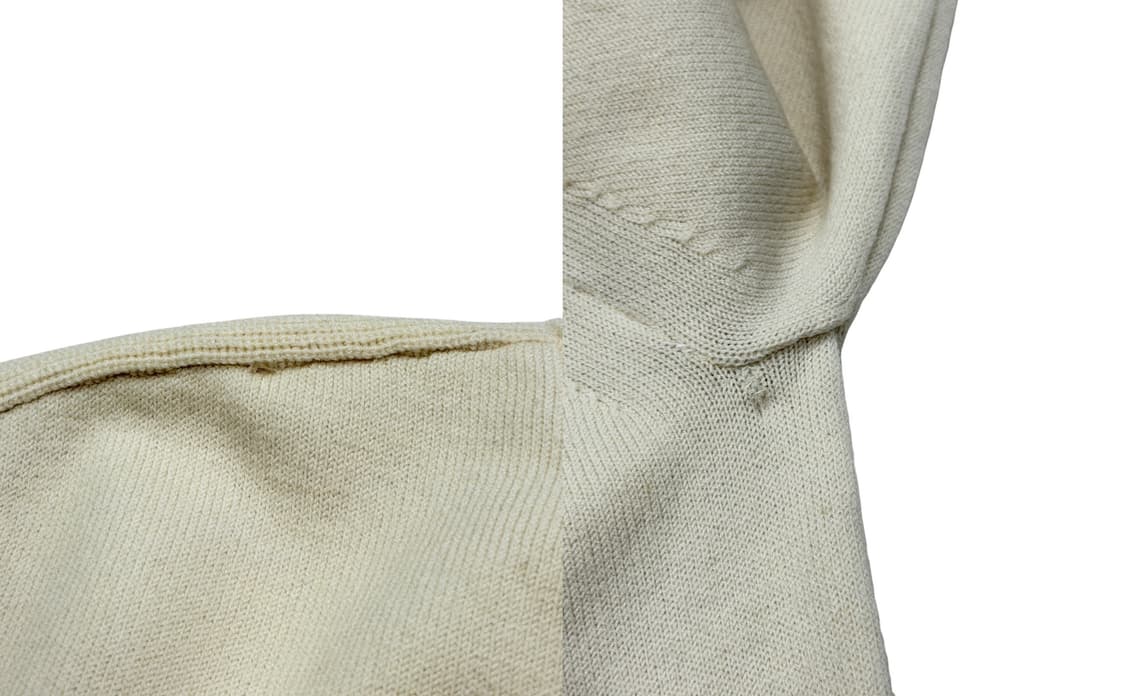 스톤아일랜드 와펜 패치 니트 맨투맨 아이보리 2XL 상품이미지7