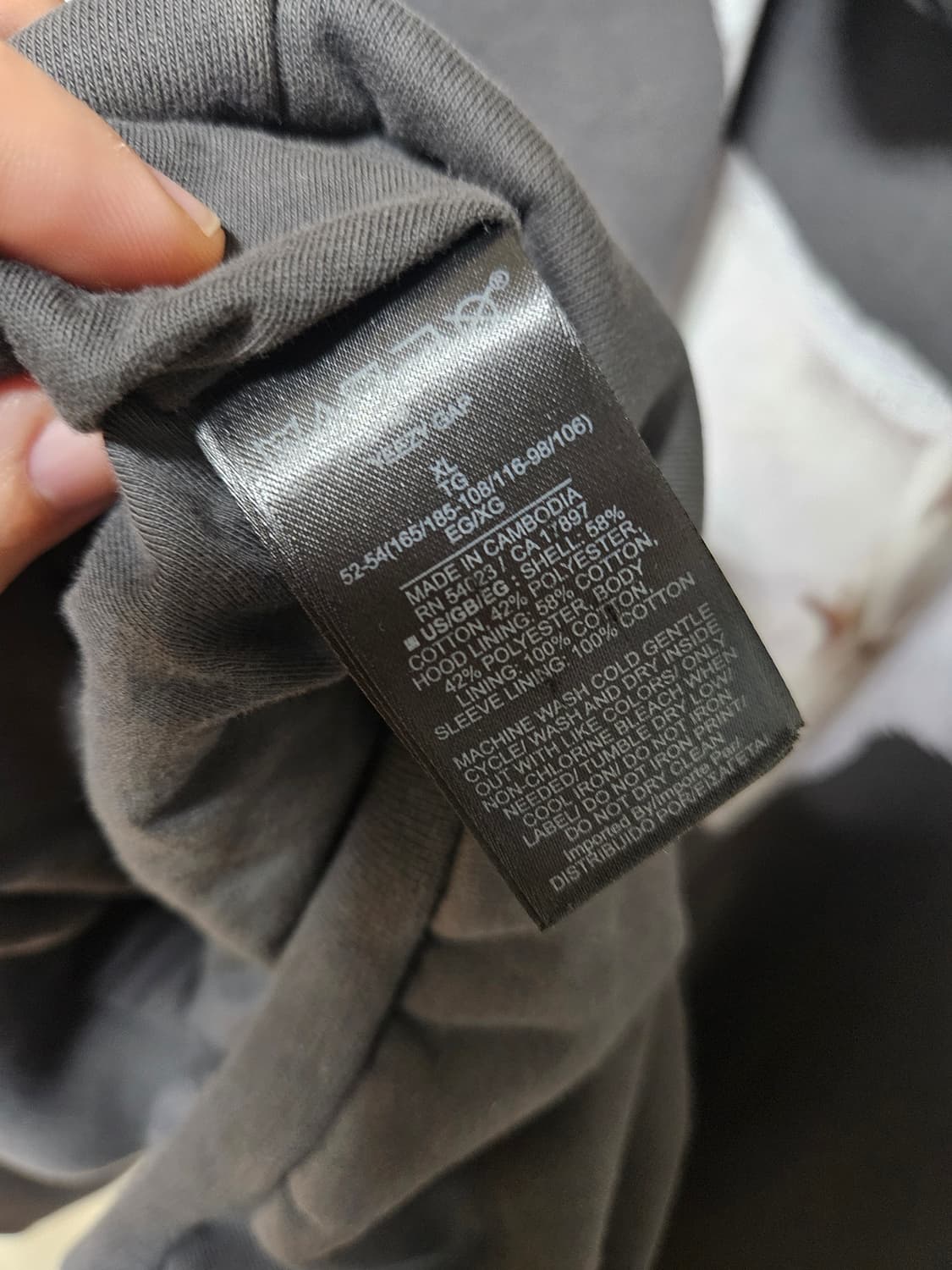 이지갭 도브 후디 XL 상품이미지3