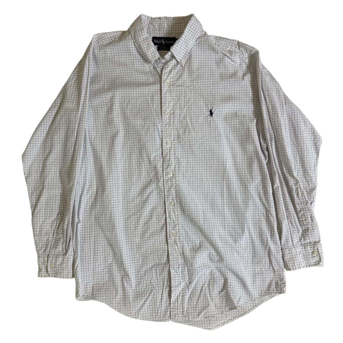 폴로 랄프로렌 체크 긴팔 셔츠 XL 상품이미지1