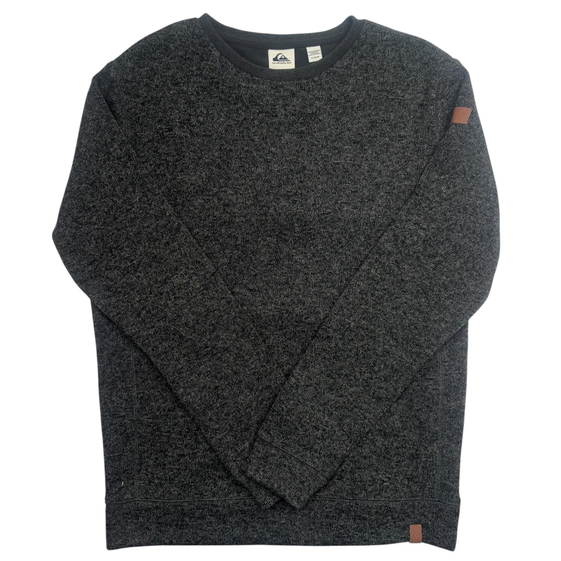퀵실버 차콜 크루넥 니트 스웨터 L 상품이미지1