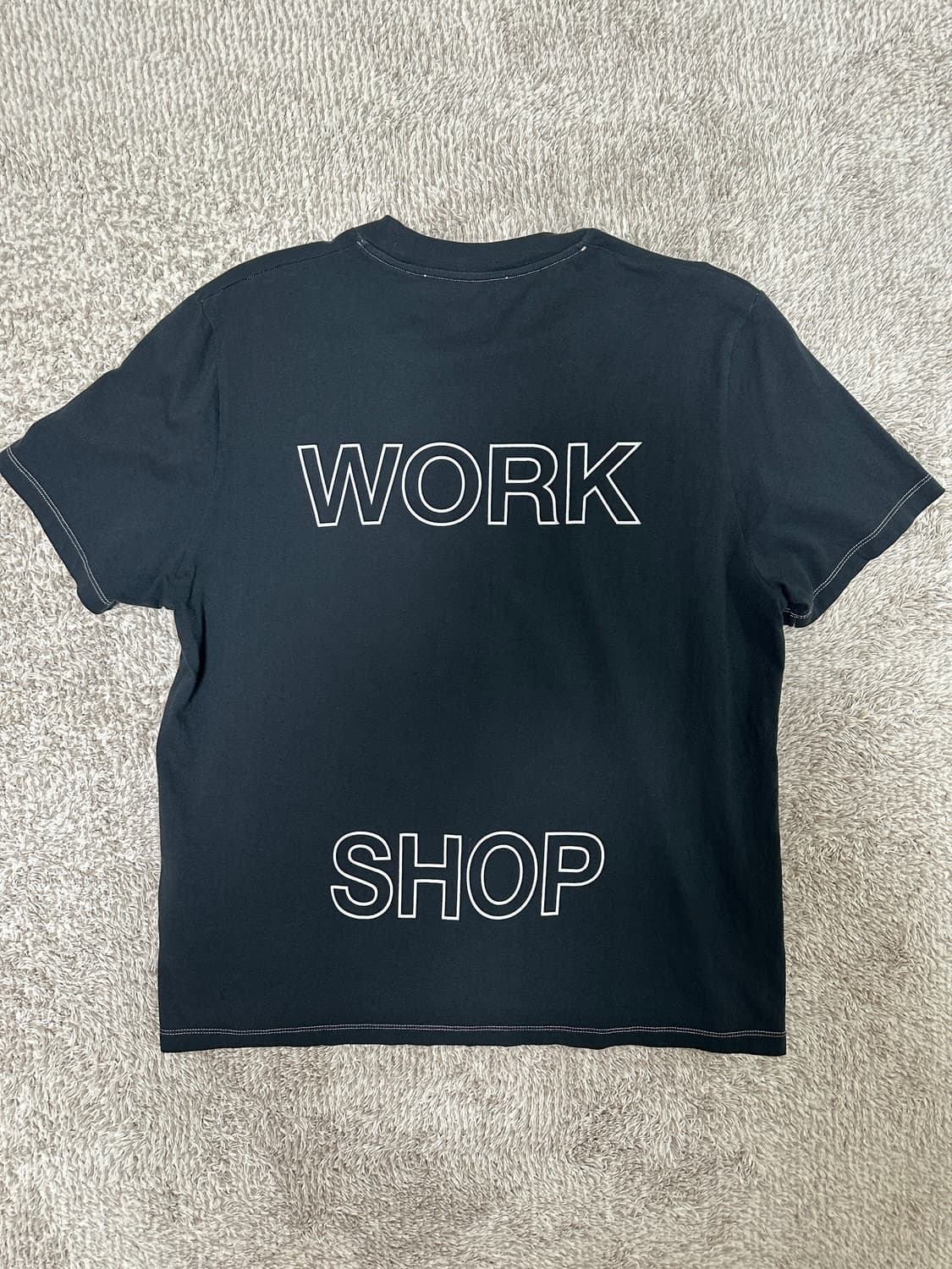 [M] 아워레가시 워크샵 박스 티셔츠 음양 블랙 상품이미지2