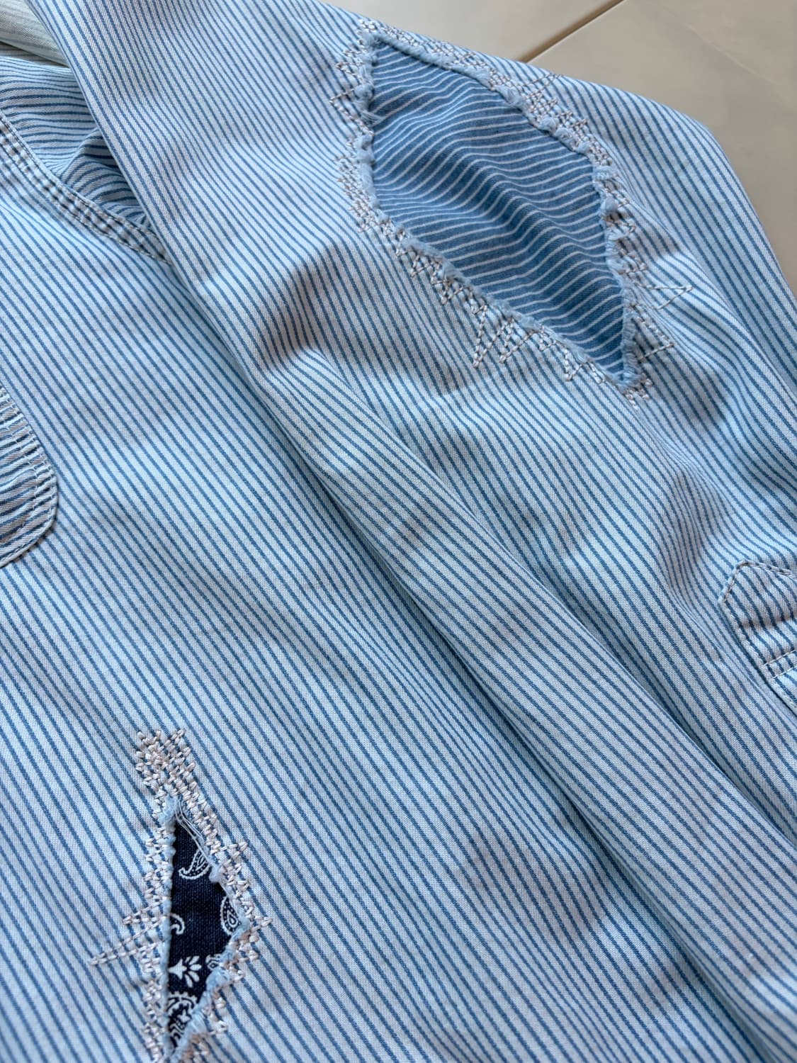 피어스 히코리 반다나 옥스포드 셔츠 M(105) 상품이미지3