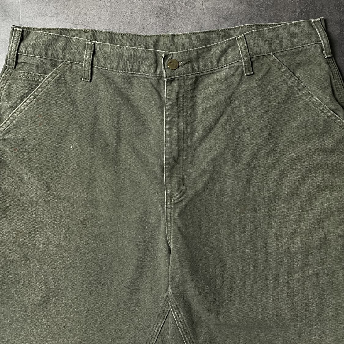 CARHARTT 칼하트B25 카키 카펜터 워크 하프팬츠 A01052 상품이미지2